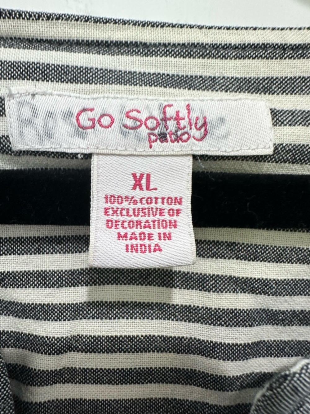 Go Softly Patio Dress with Playing Card Appliqué SZ XL - Picture 3 of 8